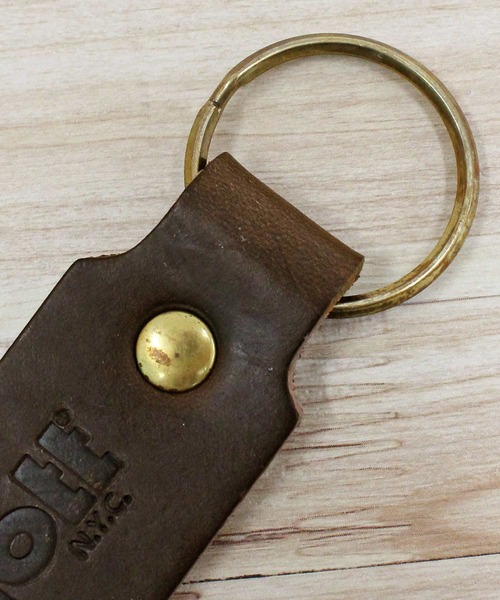 schott(ショット)の「HORWEEN LEATHER KEY HOLDER(キーホルダー・メンズ・ブラウン/ブラック・FREE)」の12枚目の写真