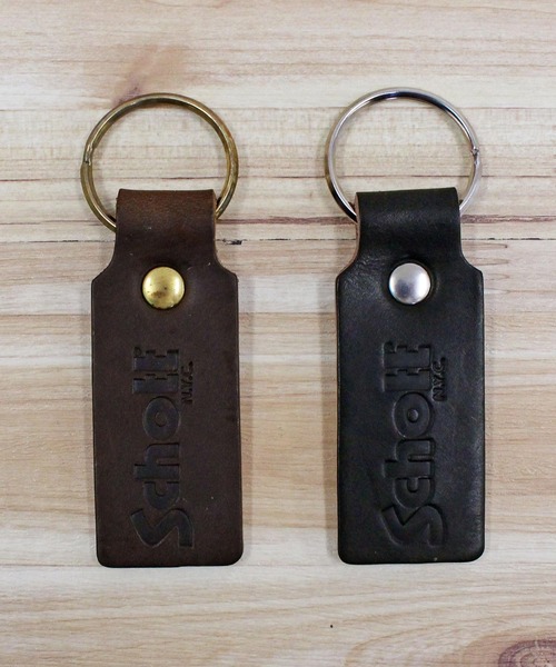 schott(ショット)の「HORWEEN LEATHER KEY HOLDER(キーホルダー・メンズ・ブラウン/ブラック・FREE)」の13枚目の写真