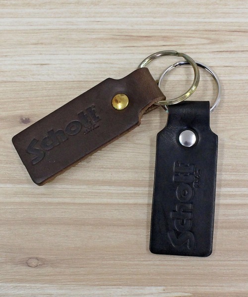 schott(ショット)の「HORWEEN LEATHER KEY HOLDER(キーホルダー・メンズ・ブラウン/ブラック・FREE)」の14枚目の写真