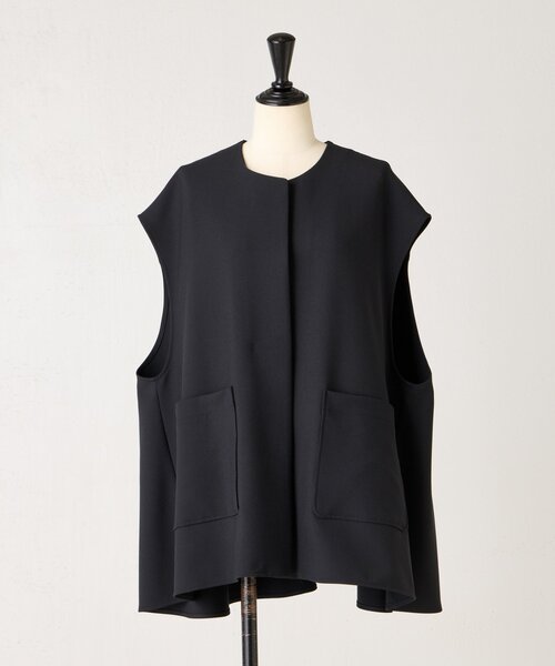 BEARDSLEY（ビアズリー）の「ポケットジレ（ベスト・レディース・ブラック/グレー・FREE）」の3枚目の写真