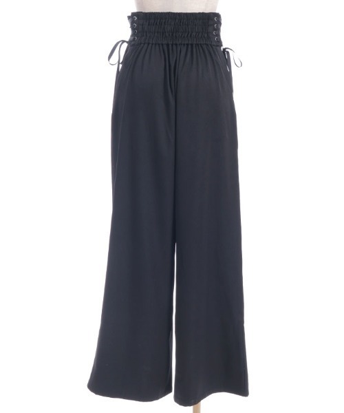 axes femme POETIQUE(アクシーズファムポエティック)の「レースアップデザインパンツ(その他パンツ・レディース・ブラック/ブルーグリーン・MEDIUM)」の11枚目の写真
