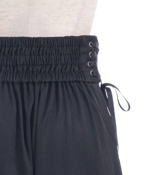 axes femme POETIQUE(アクシーズファムポエティック)の「レースアップデザインパンツ(その他パンツ・レディース・ブラック/ブルーグリーン・MEDIUM)」の16枚目の写真