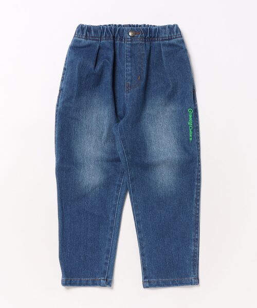 GROOVY COLORS(グルービーカラーズ)の「Knit Denim CITY Pants(デニムパンツ・キッズ・ブルー・115/125)」の3枚目の写真