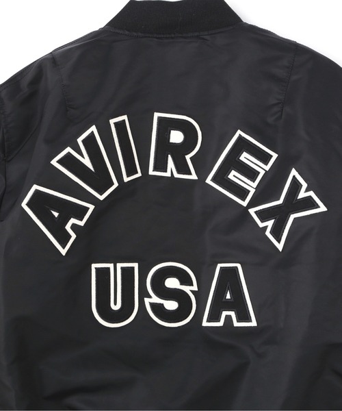 AVIREX（アヴィレックス）の「MA-1 COMMERCIAL LOGO / MA-1 コマーシャル ロゴ / フライトジャケット / AVIREX / アヴィレックス（MA-1・メンズ・セージグリーン/ブラック/タン/エンジ/シルバー・X-LARGE/MEDIUM/XX-LARGE/LARGE/XXX-LARGE）」の13枚目の写真