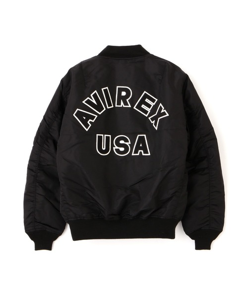 AVIREX（アヴィレックス）の「MA-1 COMMERCIAL LOGO / MA-1 コマーシャル ロゴ / フライトジャケット / AVIREX / アヴィレックス（MA-1・メンズ・セージグリーン/ブラック/タン/エンジ/シルバー・X-LARGE/MEDIUM/XX-LARGE/LARGE/XXX-LARGE）」の11枚目の写真