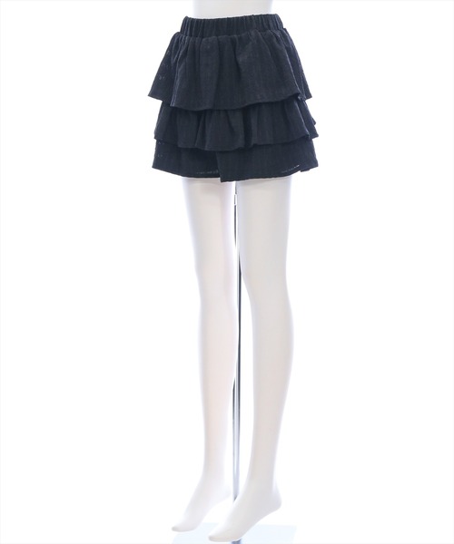 clear（クリア）の「フリルショートパンツ[バレエコア ガーリー フリル]≪再入荷≫（その他パンツ・レディース・オフホワイト/ブラック/ブラウン/グレー・F）」の8枚目の写真