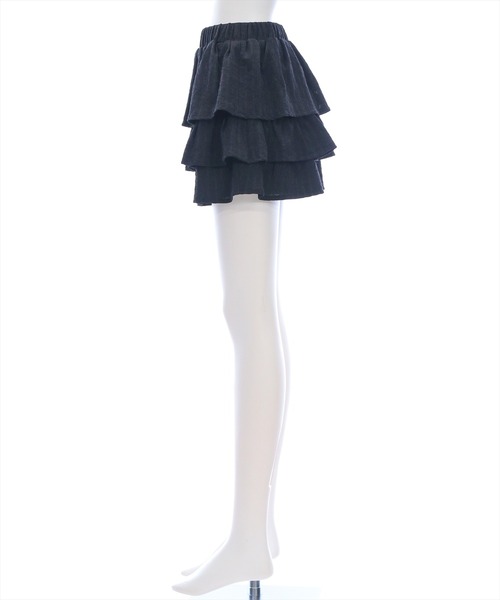 clear（クリア）の「フリルショートパンツ[バレエコア ガーリー フリル]≪再入荷≫（その他パンツ・レディース・オフホワイト/ブラック/ブラウン/グレー・F）」の9枚目の写真