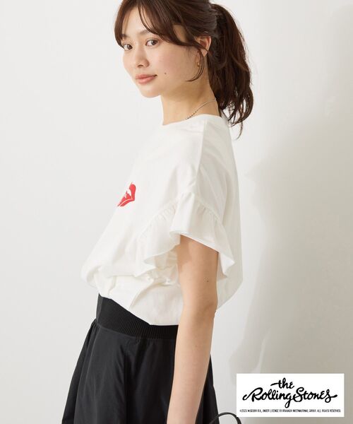 AMERICAN HOLIC(アメリカンホリック)の「【KISS/The Rolling Stones】Tシャツ(Tシャツ/カットソー・レディース・ラベンダー/ピンク/オフホワイト/チャコールグレー・M/L)」の15枚目の写真