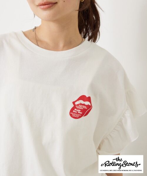 AMERICAN HOLIC(アメリカンホリック)の「【KISS/The Rolling Stones】Tシャツ(Tシャツ/カットソー・レディース・ラベンダー/ピンク/オフホワイト/チャコールグレー・M/L)」の17枚目の写真