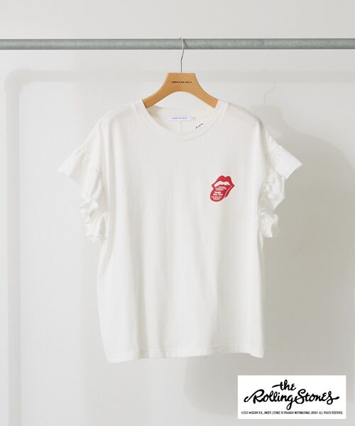 AMERICAN HOLIC(アメリカンホリック)の「【KISS/The Rolling Stones】Tシャツ(Tシャツ/カットソー・レディース・ラベンダー/ピンク/オフホワイト/チャコールグレー・M/L)」の21枚目の写真