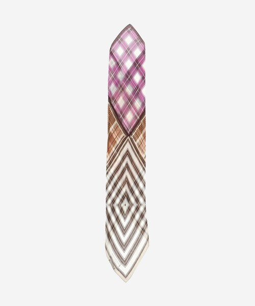 MACKINTOSH LONDON（マッキントッシュ ロンドン）の「【Looped Scarf ループド スカーフ】チェックループドスカーフ（ストール/ショール・レディース・ピンク系その他2・FREE）」の4枚目の写真