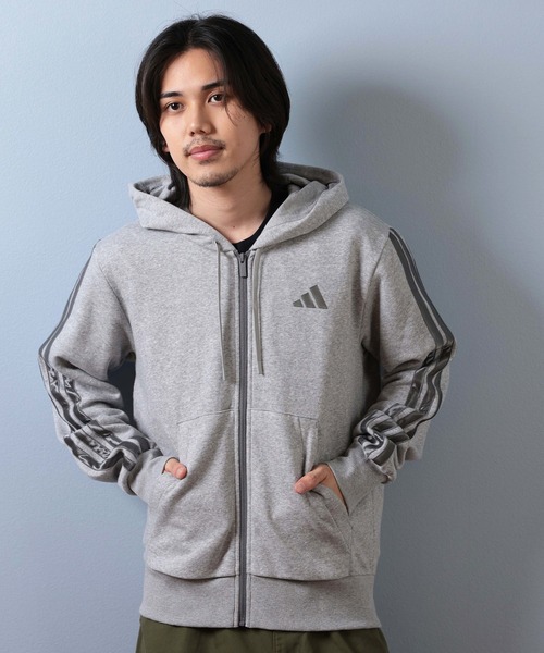 adidas/アディダス M ESS HLD FZ スウェットフーディパーカー