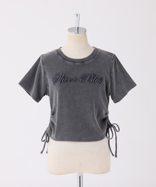 one after another NICE CLAUP（ワンアフターアナザーナイスクラップ）の「ピグメントドロストTシャツ（Tシャツ/カットソー・レディース・モカ/スミクロ/オフホワイト・FREE）」の22枚目の写真