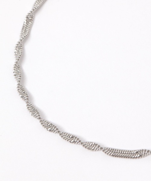 studio CLIP（スタディオクリップ）の「【daily CLIP】ステンレスツイストブレスアンクレット（ブレスレット・レディース・その他2/その他1・FREE）」の6枚目の写真