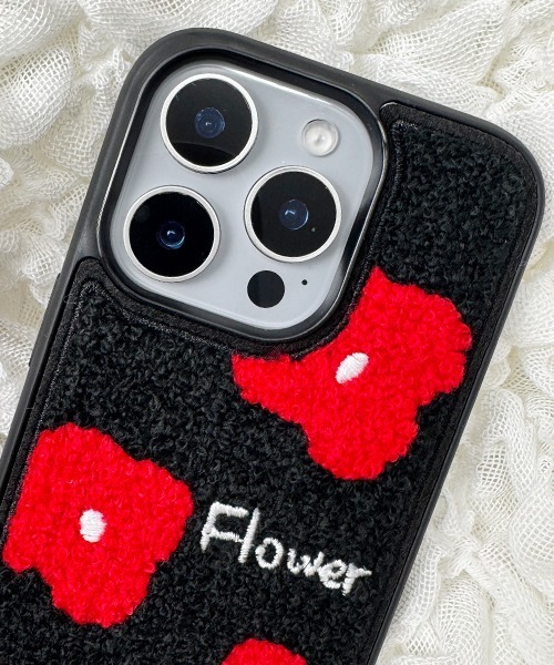 Fun & Daily(ファンアンドデイリー)の「Embroidery iPhone 15 16 17 Pro ProMax Air / アイフォン プロ プロマックス(スマホケース/カバー・レディース・ブラック/ブルー/ホワイト・iPhone 15/iPhone 16 Pro/iPhone 16/iPhone 15 Pro Max/iPhone 15 Pro/iPhone 16 Pro Max/iPhone 17/iPhone 17 Pro/iPhone 17 Pro Max/iPhone Air)」の11枚目の写真