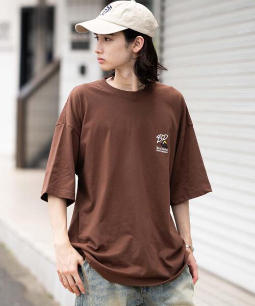 BEN DAVIS(ベンデイビス)の「∴WEGO/BENDAVIS別注クールタッチワンポイントT(Tシャツ/カットソー・メンズ・ネイビー/ブラック/ホワイト/ブラウン・LARGE/MEDIUM/SMALL)」の20枚目の写真