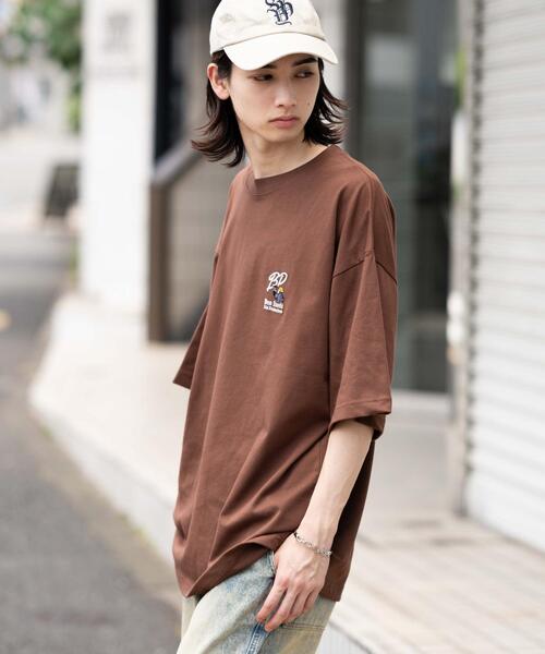 BEN DAVIS(ベンデイビス)の「∴WEGO/BENDAVIS別注クールタッチワンポイントT(Tシャツ/カットソー・メンズ・ネイビー/ブラック/ホワイト/ブラウン・LARGE/MEDIUM/SMALL)」の21枚目の写真