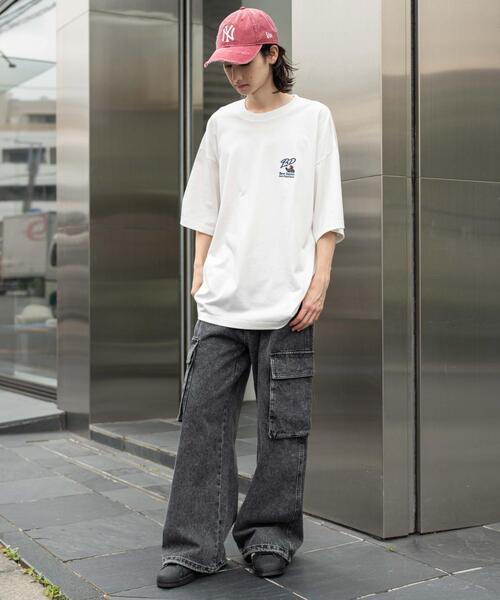 BEN DAVIS(ベンデイビス)の「∴WEGO/BENDAVIS別注クールタッチワンポイントT(Tシャツ/カットソー・メンズ・ネイビー/ブラック/ホワイト/ブラウン・LARGE/MEDIUM/SMALL)」の11枚目の写真
