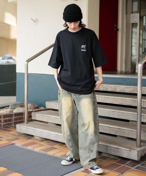 BEN DAVIS(ベンデイビス)の「∴WEGO/BENDAVIS別注クールタッチワンポイントT(Tシャツ/カットソー・メンズ・ネイビー/ブラック/ホワイト/ブラウン・LARGE/MEDIUM/SMALL)」の19枚目の写真