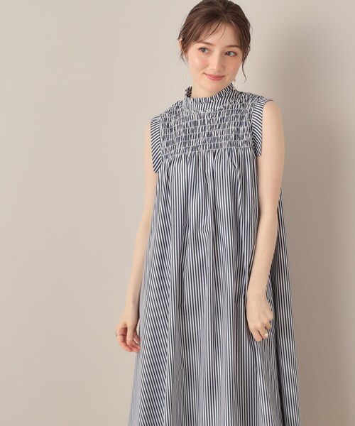 couture brooch(クチュールブローチ)の「アソートシャーリングシャツワンピース(ワンピース・レディース・ブラック/ライトベージュ/レッド系/ネイビー系2・38/40)」の19枚目の写真