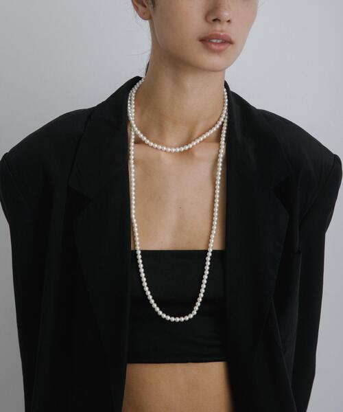 URBAN RESEARCH（アーバンリサーチ）の「decor『デコール』　6mmPearllongnecklace（ネックレス・レディース・ホワイト系その他・-）」の6枚目の写真