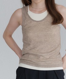 raffime（ラフィミー）の「カップ付きレイヤードアメスリタンクセット（タンクトップ）」