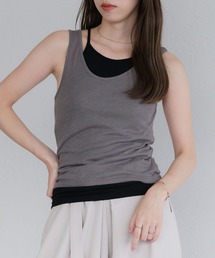 raffime（ラフィミー）の「カップ付きレイヤードアメスリタンクセット（タンクトップ）」