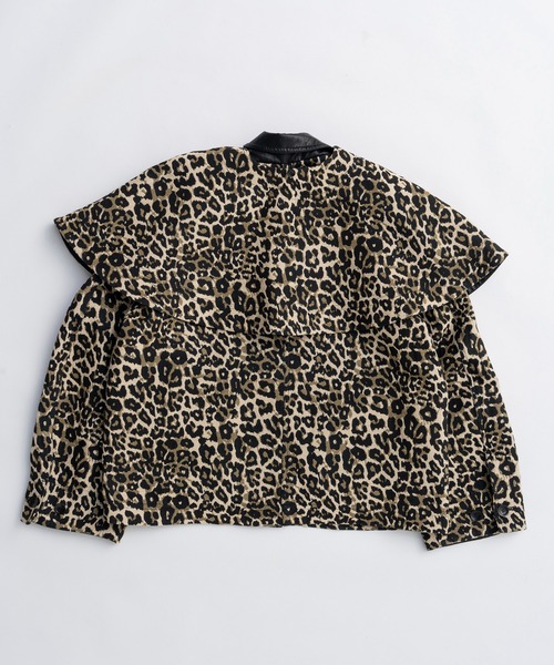 MAISON SPECIAL レオパード ジャケット ブルゾン メゾンスペシャル MAISON SPECIAL ブルゾン アウター Leopard Compact Silhouette