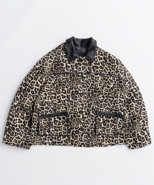 leopard Military Cape Jacket/レオパードミリタリーケープ