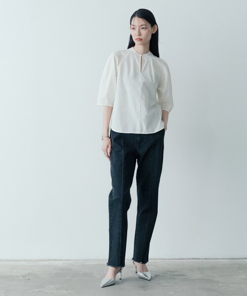 デニム・ジーパン Ribbonbit : 25SS / Malta Denim 25MMSPA07]THE SHINZONE(ザ シンゾーン)ROBINSON DENIM PANTS
