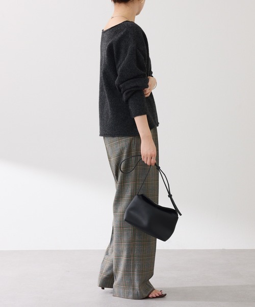 COLLAGE GALLARDAGALANTE（コラージュガリャルダガランテ）の「2WAYヘンリーニット/WEB限定（ニット/セーター・レディース・オフホワイト/グレー/チャコールグレー/レッド/ブルー・FREE）」の21枚目の写真