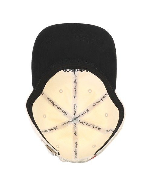 Manhattan Portage(マンハッタンポーテージ)の「Pigment Twill Suede Visor6P Cap(キャップ・メンズ・ブラウン/ネイビー/アイボリー・FREE)」の7枚目の写真