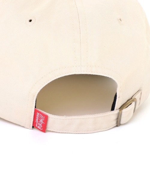 Manhattan Portage(マンハッタンポーテージ)の「Pigment Twill Suede Visor6P Cap(キャップ・メンズ・ブラウン/ネイビー/アイボリー・FREE)」の8枚目の写真