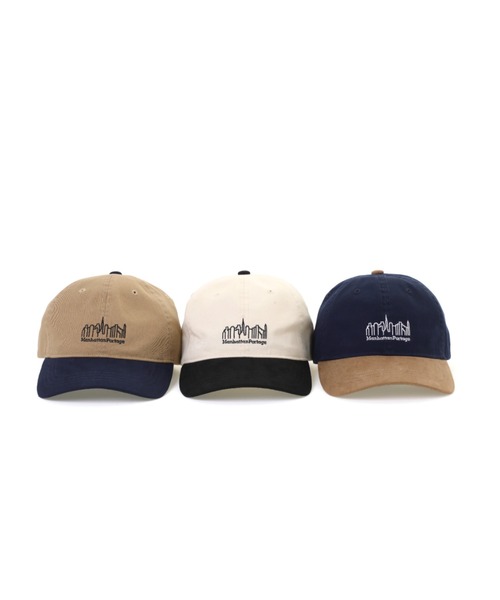 Manhattan Portage(マンハッタンポーテージ)の「Pigment Twill Suede Visor6P Cap(キャップ・メンズ・ブラウン/ネイビー/アイボリー・FREE)」の10枚目の写真