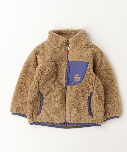 CHUMS(チャムス)の「【CHUMS】Kids Bonding Fleece Jacket(その他アウター・キッズ・ベージュ/セージグリーン/グレー・LARGE/MEDIUM/X-LARGE)」の3枚目の写真