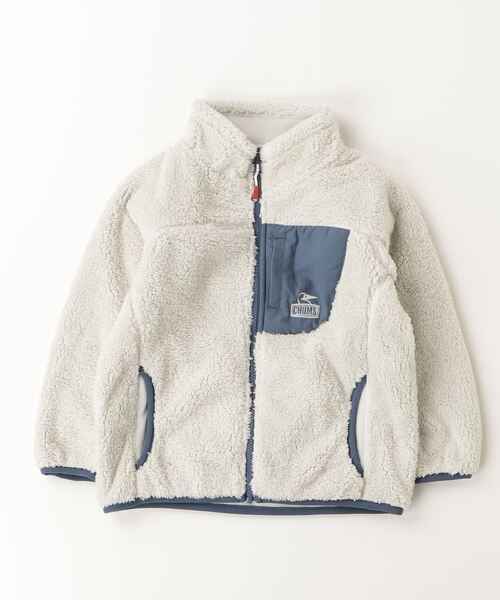 CHUMS(チャムス)の「【CHUMS】Kids Bonding Fleece Jacket(その他アウター・キッズ・ベージュ/セージグリーン/グレー・LARGE/MEDIUM/X-LARGE)」の2枚目の写真