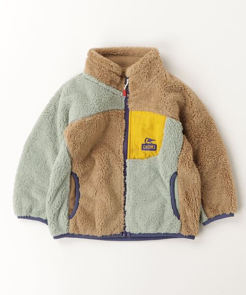 CHUMS(チャムス)の「【CHUMS】Kids Bonding Fleece Jacket(その他アウター・キッズ・ベージュ/セージグリーン/グレー・LARGE/MEDIUM/X-LARGE)」の1枚目の写真
