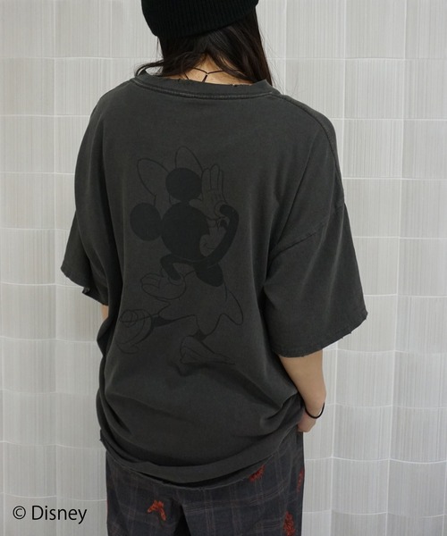 ★Ameri★MICKEY AND MINNIE DESIGN BIG TEE MICKEY AND MINNIE DESIGN BIG TEE（Tシャツ/カットソー