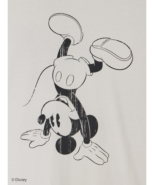 トップス MICKEY AND MINNIE DESIGN BIG TEE ameri MICKEY AND MINNIE DESIGN BIG TEE（Tシャツ/カットソー