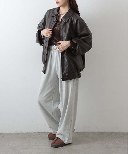 COLONY 2139   フェイクレザーオーバーブルゾン COLONY 2139｜【リバイバル】フェイクレザーオーバーブルゾン