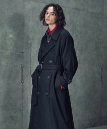 Casper John(キャスパージョン)のWool melton over coat/ウールメルトンオーバーコート(ステンカラーコート)