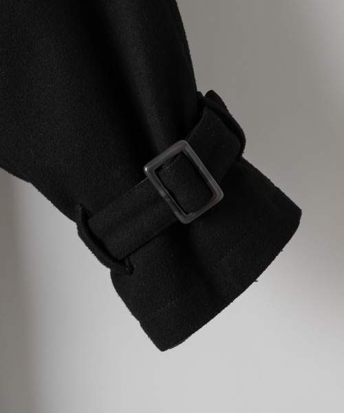 【Casper john】 ウールメルトンオーバーコート CASPER JOHN（キャスパージョン）の「Wool melton over coat/ウール