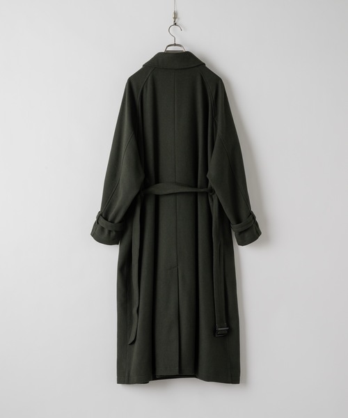 Wool melton over coat/ウールメルトンオーバーコート Wool melton over coat/ウールメルトンオーバーコート（ステンカラー