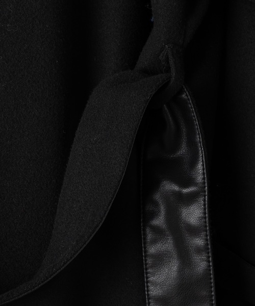 Wool melton over coat/ウールメルトンオーバーコート（ステンカラー