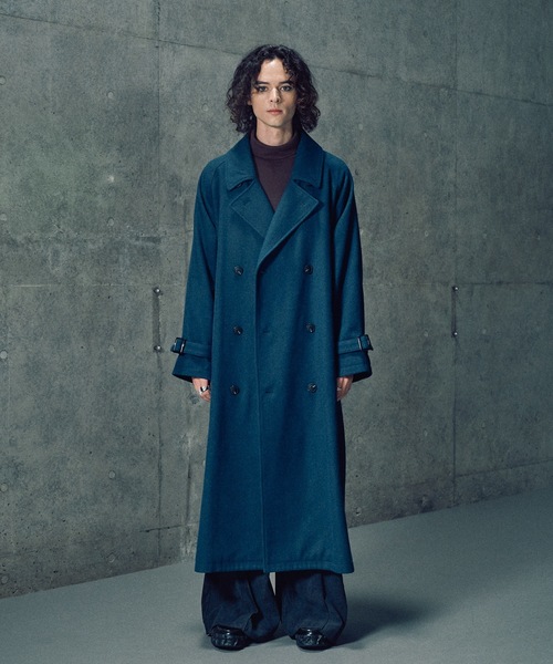 新品　Casper John ウールメルトンオーバーコート XS 2024aw 新品 Casper John ウールメルトンオーバーコート XS 2024aw CASPER