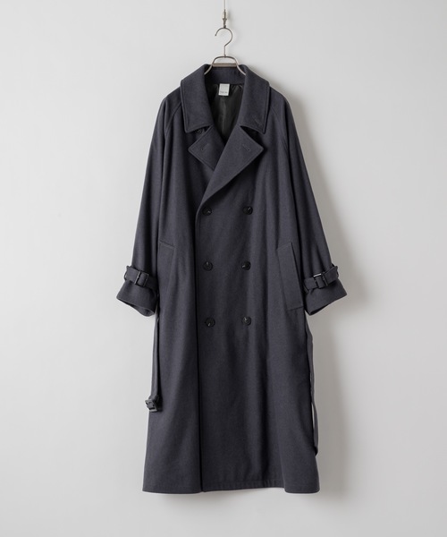 Wool melton over coat/ウールメルトンオーバーコート(ステンカラー Wool melton over coat/ウールメルトンオーバーコート(ステンカラー