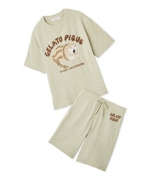 GELATO PIQUE　ヨッシー ルームウェアセット　グリーン　半袖 GELATO PIQUE ヨッシー ルームウェアセット グリーン 半袖