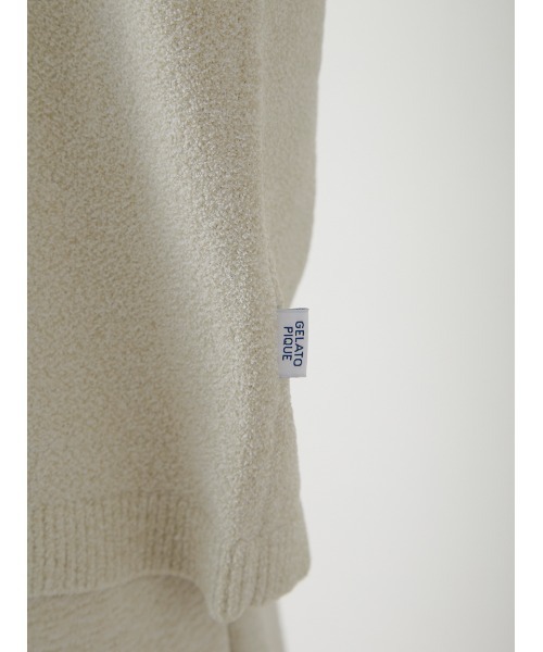 gelato pique(ジェラートピケ)の「【ONLINE限定】【HOMME】sleeping cat ジャガードプルオーバー&ハーフパンツセット(ルームウェア/パジャマ・メンズ・ミント/ネイビー/ライトグレー・M/L)」の12枚目の写真