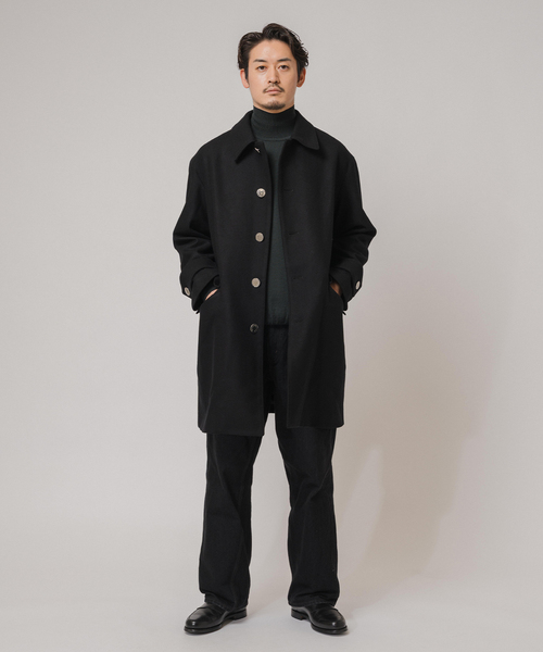 Mackintosh(マッキントッシュ)の「MACKINTOSH(マッキントッシュ) 別注 HUMBIE/ハンビー SL(ステンカラーコート・メンズ・チャコールグレー/ブラック/ブラウン・34/36/38/40)」の6枚目の写真