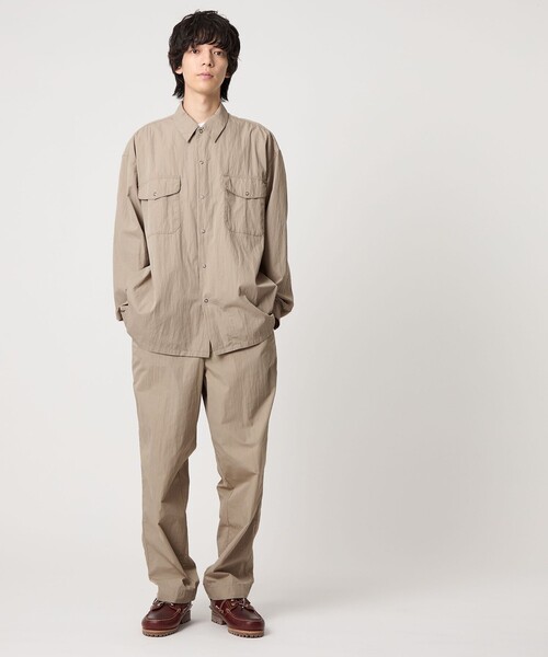 CITEN(シテン)の「<CITEN>リングドットポケットシャツジャケット(シャツ/ブラウス・メンズ・ライトグレー/ブラック・L/M)」の14枚目の写真